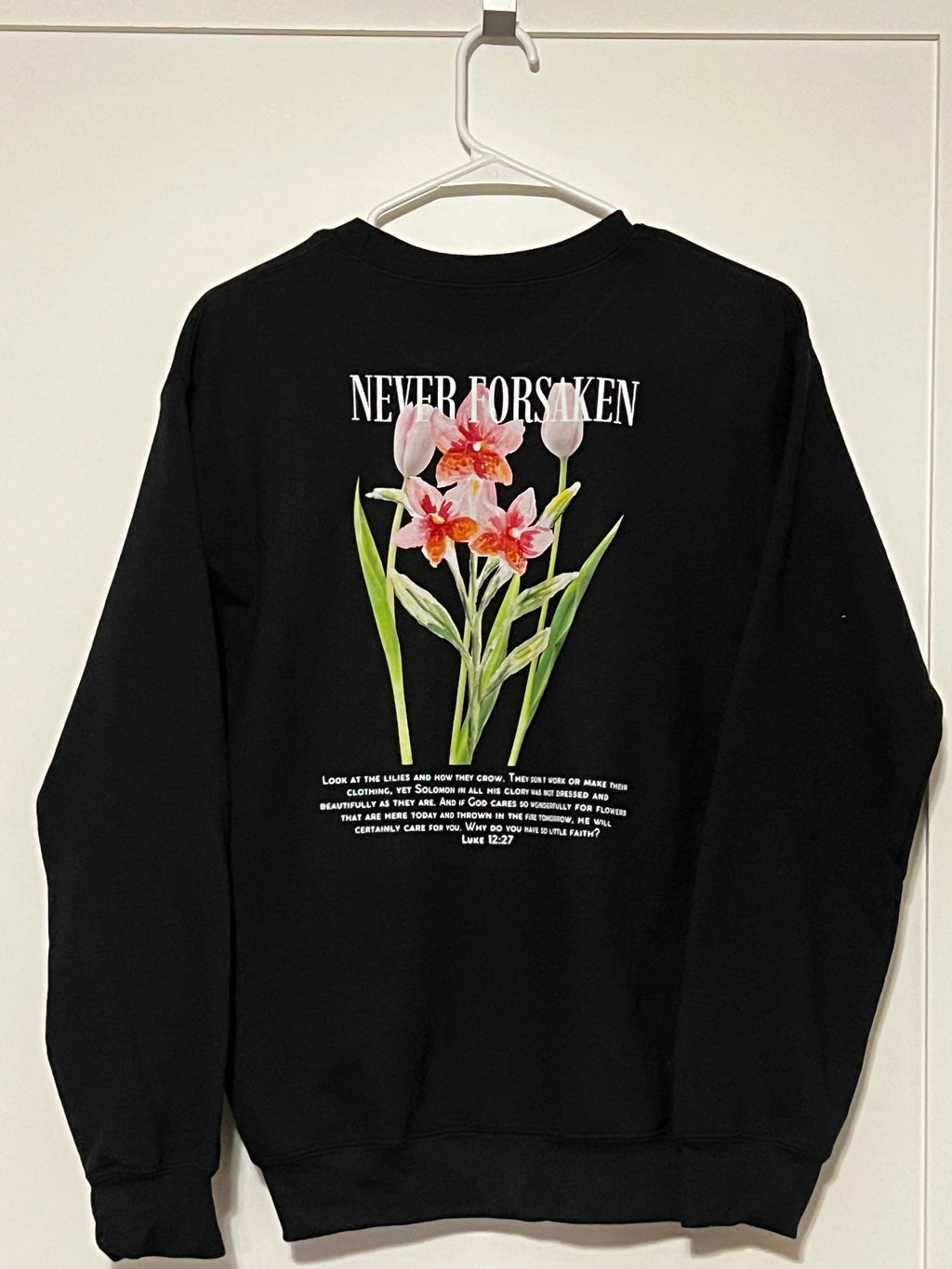 Never Forsaken Floral Fleece