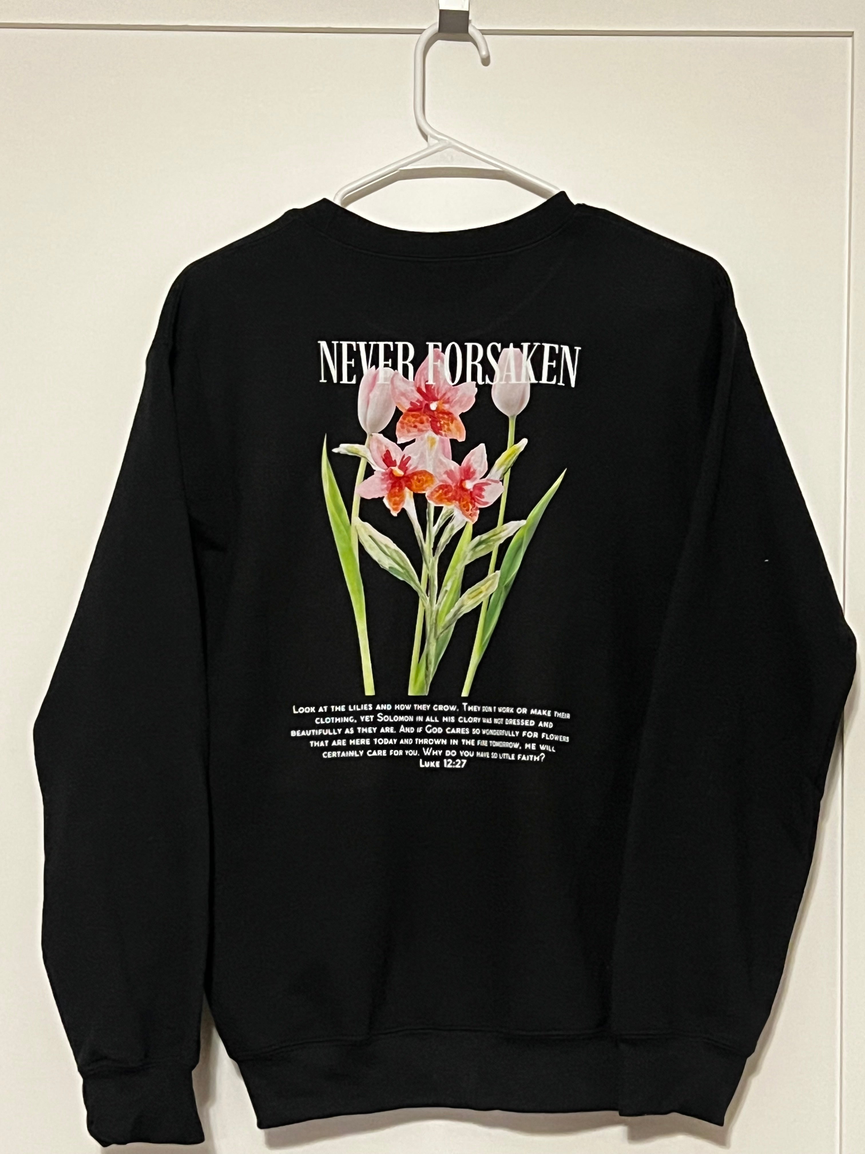Never Forsaken Floral Fleece